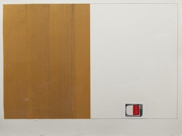 Jaime Davidovich. Tape Wall Project (collage), 1970. Mixed media 32 1/2 x 43 in. (82.55 x 109.22 cm). The Museum of Modern Art.