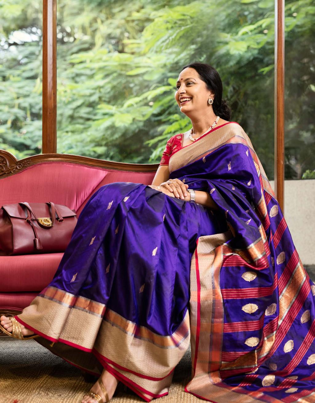18 m A Classic I m partial to sarees and I m very passionate about natural fabrics.