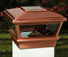 or bronze. Choose from traditional, genuine copper clad or Tiffany-style art-glass designs.