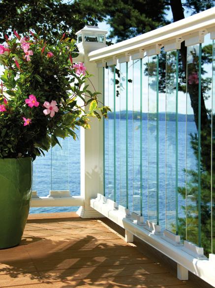 tremendous flexibility to design deck rails that look exactly the way you like and perform beautifully