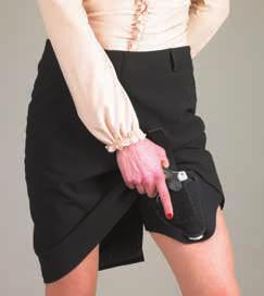 This intimate-wear thigh holster is a must have for the fashion-conscious female