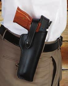 mind. This innovative holster incorporates two separate belt slots in the belt loop, thus allowing the