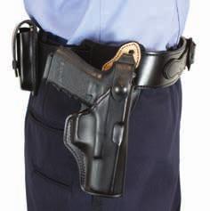 SAFETY STAR HOLSTER STYLE 015 (Level II) DUTY HOLSTERS The Safety Star is a leather-lined level ll safety holster designed for police, military and security personnel.