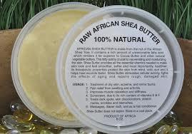 butter: Unrefined Shea butter contains an abundance of healing ingredients, including vitamins, minerals, proteins and a unique fatty acid profile, and is a superior active moisturizer.