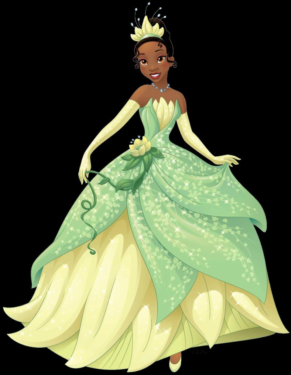 Tiana Face: Dark skin, contouring, wine colored blush Eye Shadow: Soft Green Tones, Gold Accents Lip: Brown Pink with Gold Undertones, Thick Lips Brow: Black, medium/thin,