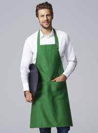 Pink Rope 88020 GREENWICH CHEFS APRON medium apron with pockets 240 Polycotton 65% polyester - 35% cotton
