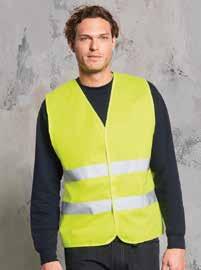 Yellow Sizes: S to XXXL 01721 MERCURE PRO T-Shirt with high visibility strips mesh 150 100% polyester iso 20471 Class