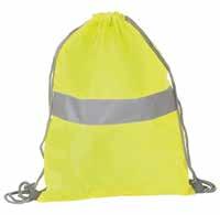 Neon Yellow Neon Orange 01671 DISTRICT 100% Cotton drawstring backpack