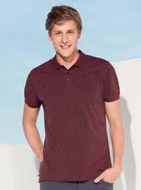 POLOS 11364 SPIRIT 240 Piqué 100% combed Ringspun cotton Rib collar and cuffs Reinforcing tape on neck Classic Short sleeves 2 Tone on tone pearlised buttons Straight hem with side slits Cut and sewn