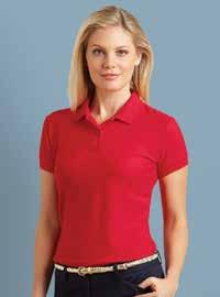 POLOS 75800L DRY BLEND LADIES DOUBLE PIQUÉ POLO Fabric: - 65% Polyester / 35% Cotton Piqué Weight: - 207 g/m 2 (200 g/m 2 in ) DryBlend