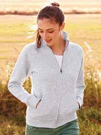 SWEAT 80% cotton, 20% polyester - 260gm/m 2 Colour - 280gm/m 2 Front pouch pocket Double fabric hood new self-coloured flat draw cord Waist and cuff rib in cotton/lycra for shape retention Produced