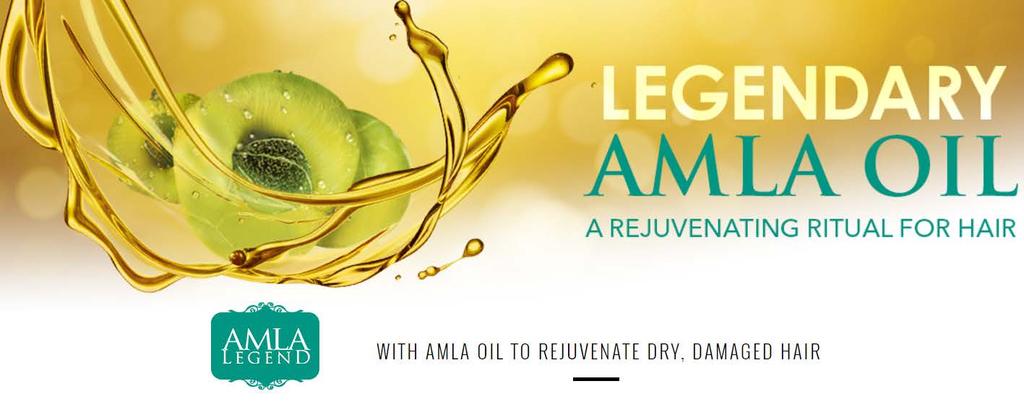 luxurious hair oil derived from the Indian Amla superfruit known as the Gooseberry, a powerful antioxidant rich in