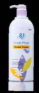 RJ Ocean Phyto Shower Cream 沐浴乳 Gabungan sulingan minyak pati Lavanda, Cistacea dan Samphira mewujudkan sensasi ketenangan dan kesihatan menyeluruh.