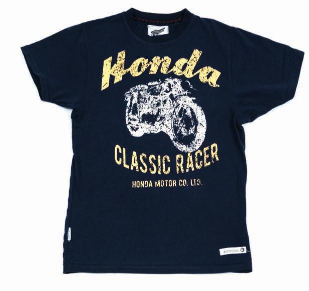 Vintage Tee Team Honda 08HOVT165 Vintage T-shirts These super-soft crew neck t-shirts bring back all the character and style of a golden age
