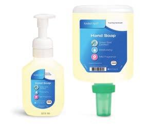 .. INFECTION CONTROL KINDEST KARE FOAMING HAND WASH Kindest Kare Foaming Hand wash is designed with a specially formulated surfactant system with skin conditioners to cleanse hands without impacting