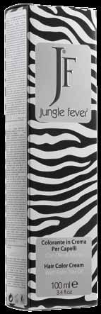 JUNGLE FEVER HAIR COLOR CREAM JUNGLE FEVER PERMANENT COLOUR RANGE Jungle Fever is a permanent oxidation dye.
