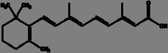 Proper name: Chemical name: Tretinoin 3,7-Dimethyl-9-(2,6,6-trimethyl-1-cyclohexen-1-yl)-2,4,6,8- nonatetraenoic acid (all-trans form). Molecular formula: C 20 H 28 O 2 Molecular mass: 300.