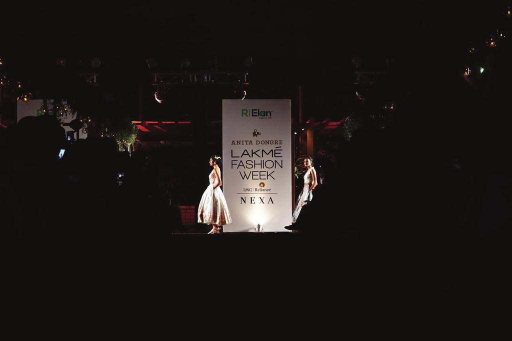 Jio Gardens BK venue, featuring the dresses made by Anita