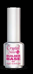 ONE STEP CRYSTALAC Universal and 3 step crystalac base gels Universal base gels Cover lightpink Base Gel Colored base gel in paler pink shade Unique developed, colored, flexible, easy to soak off,