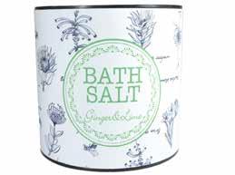 Available in all bathsalt fragrances.