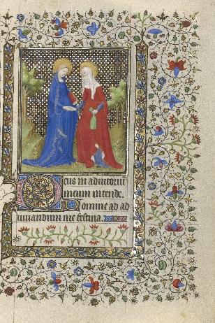 Touching the Past: The Hand and the Medieval Book July 7 September 27, 2015 The Visitation, about 1415 1420. Boucicaut Master and Workshop (French, active about 1390-1430).