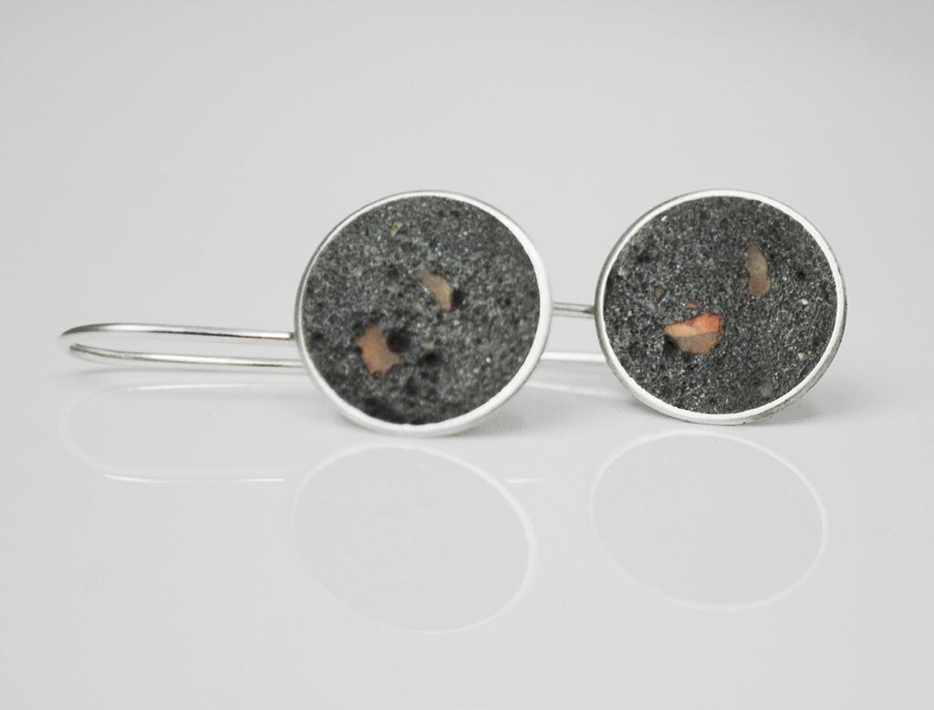 x/be/351/16 concrete drop earrings with sterling silver sterling silver, concrete,