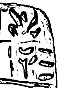 In the drawing the small plant looks like an association of the Y and V, only they are associated with an additional sign (fig. VIIC.28).