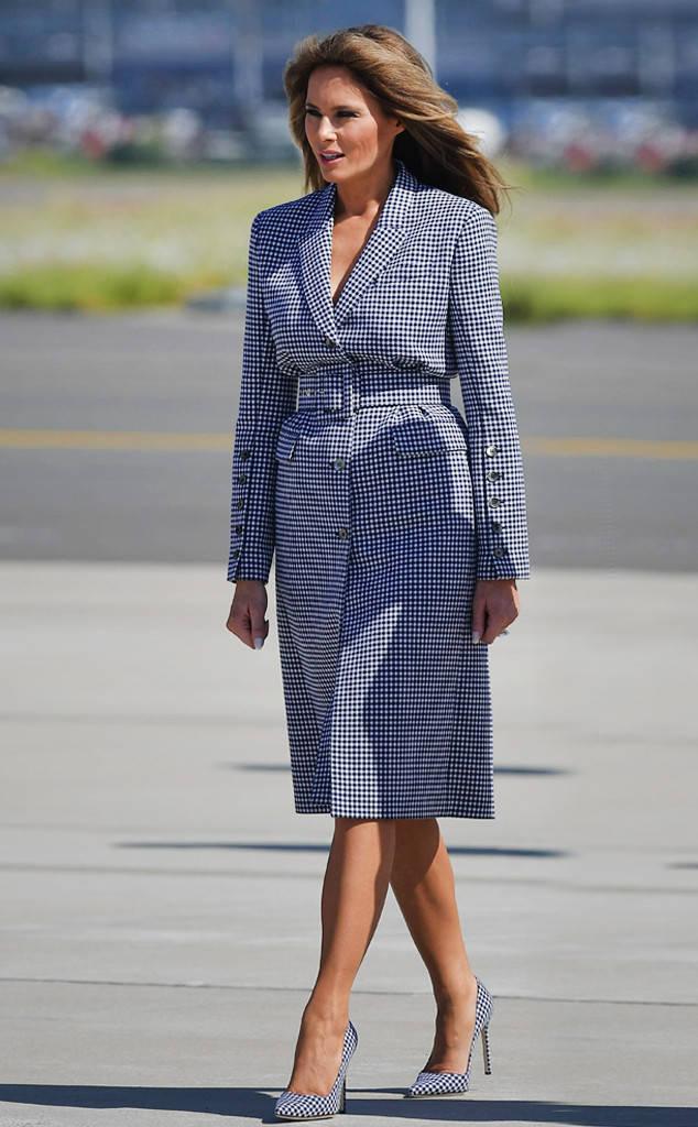 4. WHEN IN DOUBT, WEAR A COAT DRESS Oftentimes, especially when she's traveling,