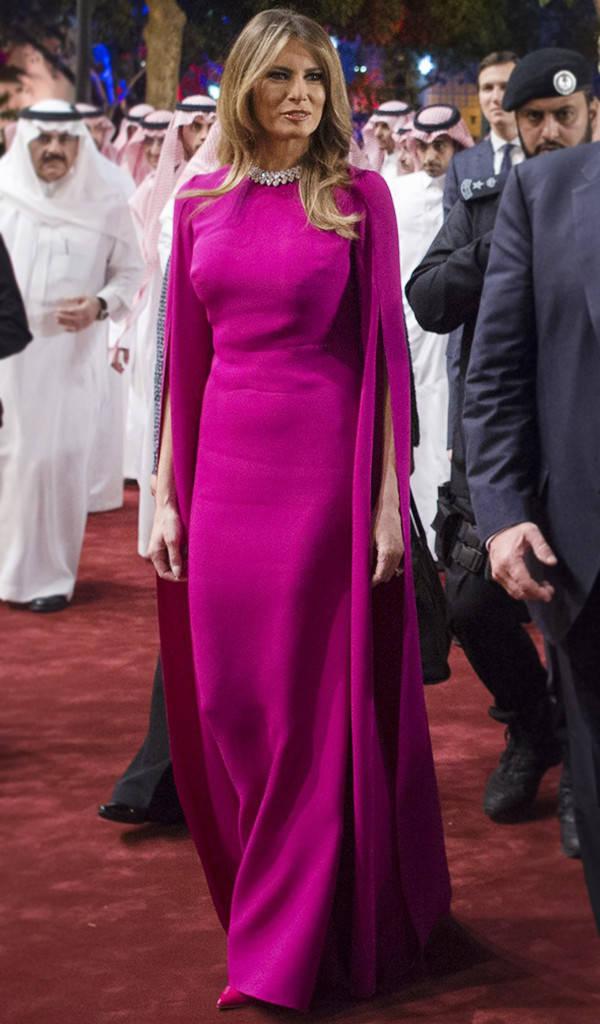 5. COLOR OVER PRINTS For formal events, like when the Trumps visited Saudi Arabia,