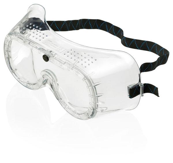 PURPOSE GOGGLES Polycarbonate lens with PVC frame. Comfortable. Light weight. Direct vent.