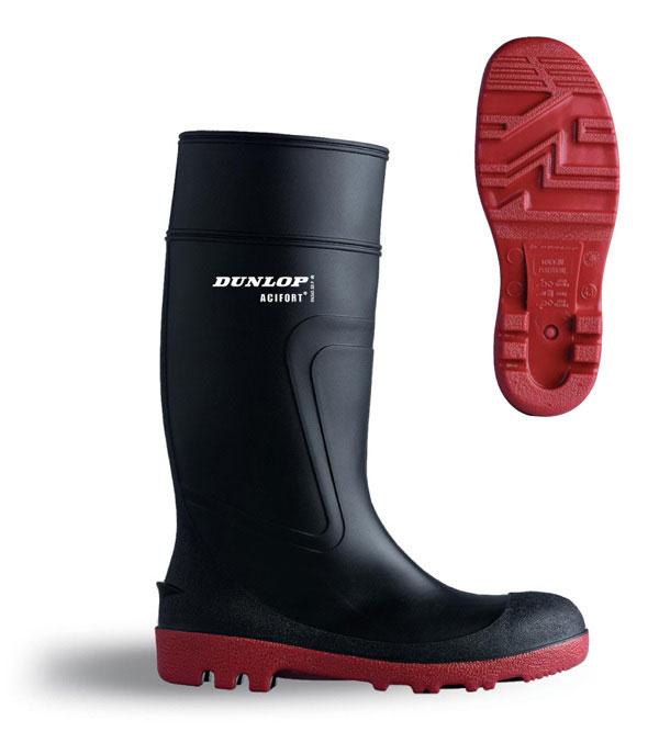 WARWICK FULL SAFETY WELLINGTON D8864 Acifort full safety. PVC/Nitrile Rubber Steel toe cap Midsole protection Oil resistant outsole. 100% Waterproof.