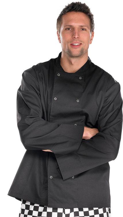 CHEFS JACKET LONG SLEEVE 65% Polyester 35% Cotton Long