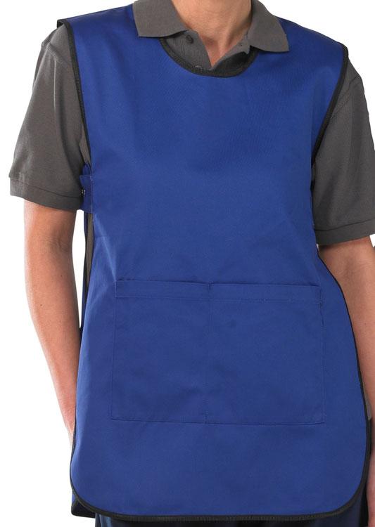 TABARD 65% polyester, 35% cotton Front pouch pocket Tab