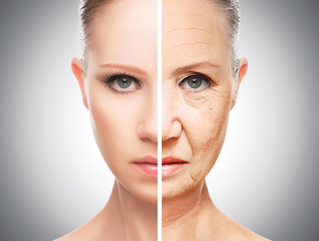 Scorched by the Sun 90% More than 90 percent of the visible changes commonly attributed to skin aging are caused