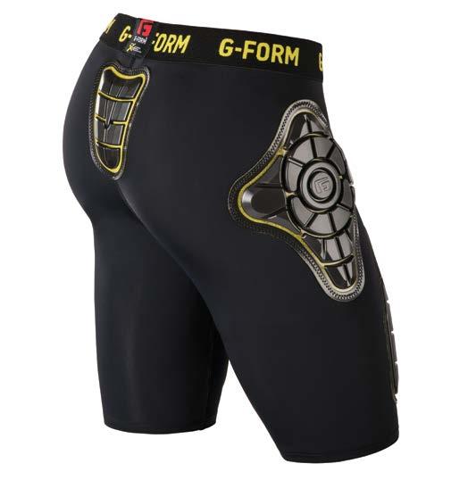 PRO-T YOUTH COMPRESSION SHORTS BLACK / YELLOW S -