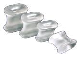 25 Lg, 4/pk... Reg. $8.50 SALE $6.25 GEL TOE SPREADERS Gel Toe Spreaders cushion, separate and protect toes from rubbing or pinching.