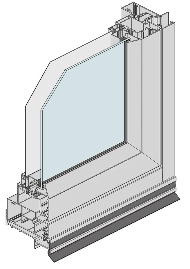 Features overview: Casements that will accept flyscreens and winders. Bold square commercial frame with built-in nailing fin.