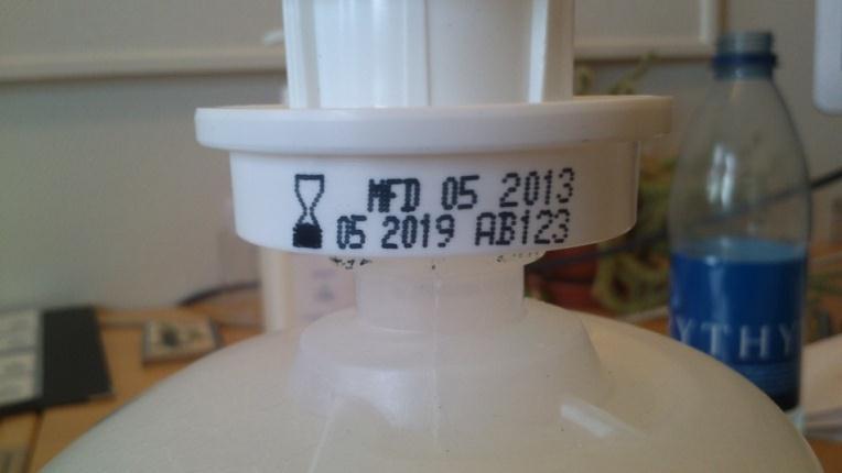 E. General: E1. What is the best before date on the cartridge and where can I find the production code? S1/S2 and S4 system Expiry date is printed on each bottle.