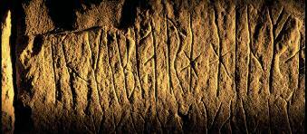 Runes were used throughout the Germanic lands, but were probably developed in Scandinavia. The Maeshowe runes were carved in the 12 th century, some by returning crusaders.