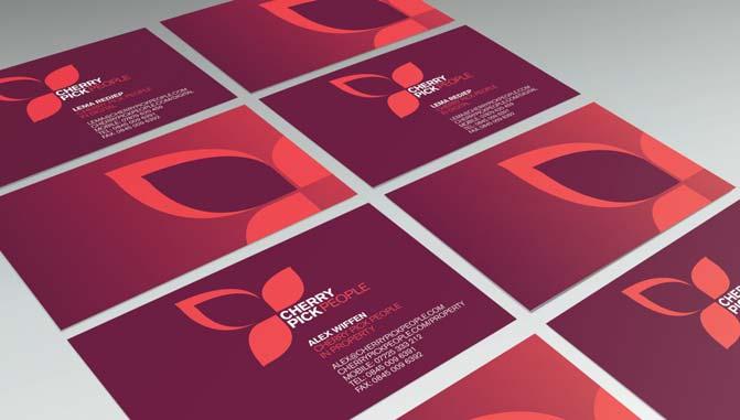 Corporate Identity London based recruitment consultancy Cherry Pick People invited