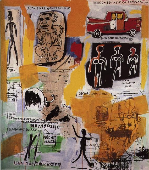 A major reference source used by Basquiat throughout his career was the book Gray's Anatomy, which his mother gave to him while in the hospital at age seven.