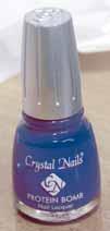 Due to the added PROTEIN (a natural component in nail) and MYRRH extract that helps the