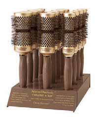 Contour Thermal Collection, unique, curved, turbo-barrel with Heat-resistant bristles, gentle on hair & scalp