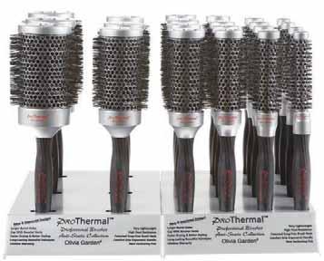 PRO THERMAL - NEW DESIGN, NEW TECHNOLOGY, BETTER THAN EVER This range has been remodelled and the new design has the following features: resistant bristles and functional