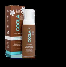 Organic Sunless Tan Express Sculpting Mousse NEW Before After Results after 4 hours of use. NEW Organic Sunless Tan Express Sculpting Mousse The fast-track to a healthy, natural glow.