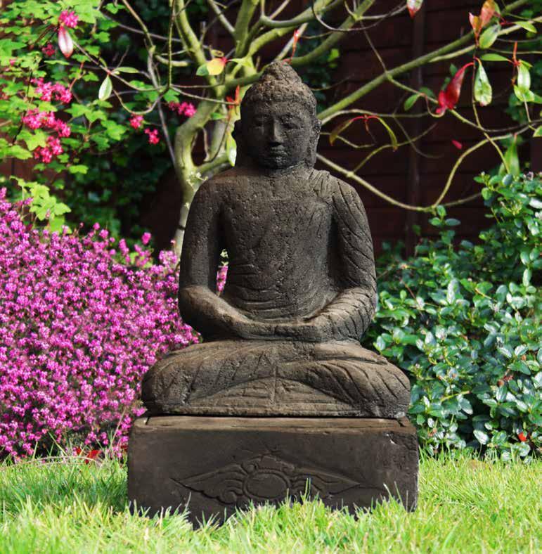 SERENE MEDITATION The sitting Buddha, deep in