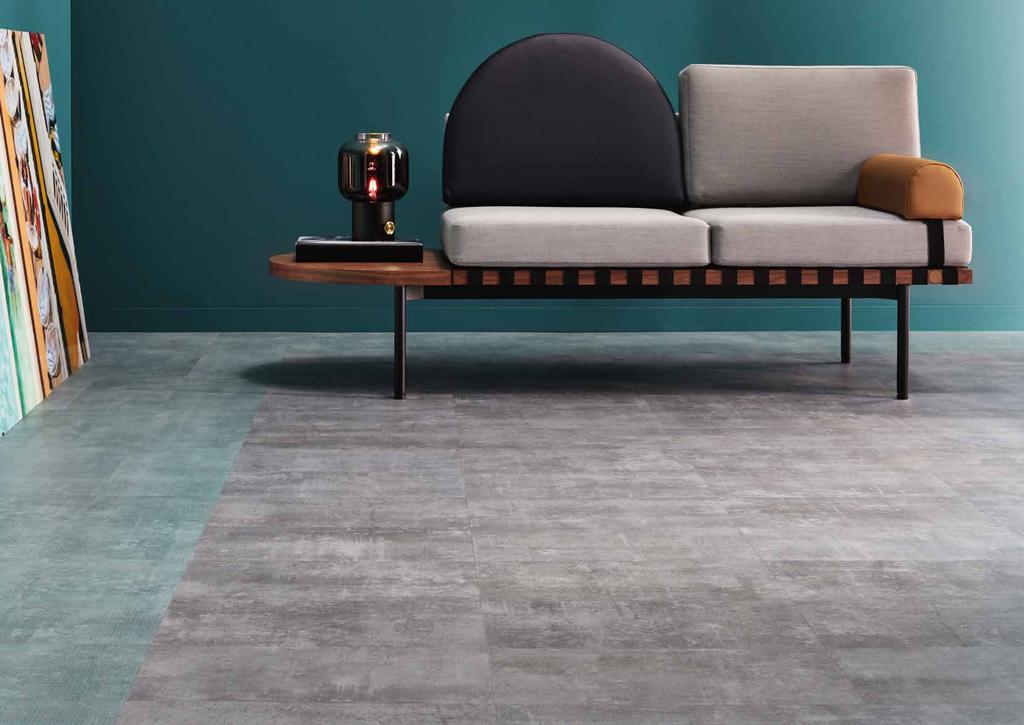 Patina Concrete CHIC CORNER Patina Concrete has been designed to create smooth surfaces with a slight movement.