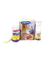 CAPTURE DRY CLEANING KIT TAR-2823 2823 EACH EACH Sprinkle it on, brush, then vacuum up stains and dirt. Use Capture to dry clean carpets.