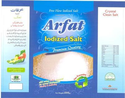 THE TRADE MARKS JOURNAL (No.740 SEPTEMBER 1, 2012) 1227 USE OF WORD, LODIZED SALT EXCEPT AS SUBSTANTIALLY SHOWN ON THE LABEL & ALL OTHER DESCRIPTIVE WORDS & FEATURES APPEARING ON LABEL.
