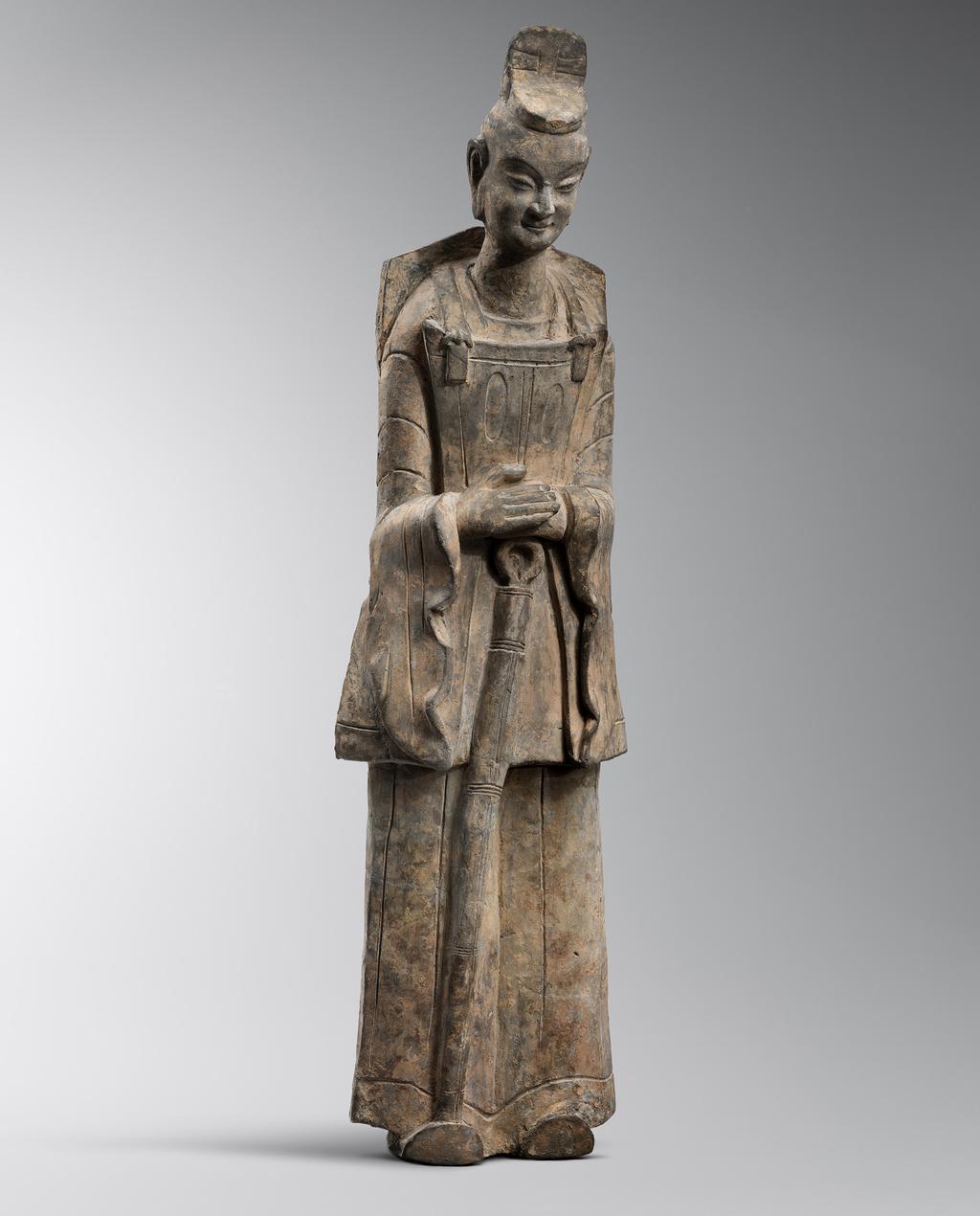 Earthenware guardian figure Northen Wei dynasty